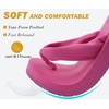 image:imageKuaiLu Flip Flops for Women with Arch Support Summer Beach Thong Sandals  Comfortable Yoga Mat Walking Shoes Cushion Slip On Casual Outfits Indoor OutdoorRose