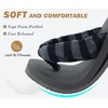 image:imageKuaiLu Flip Flops for Women with Arch Support Summer Beach Thong Sandals  Comfortable Yoga Mat Walking Shoes Cushion Slip On Casual Outfits Indoor OutdoorGrey Black