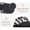 image:imageKuaiLu Flip Flops for Women with Arch Support Summer Beach Thong Sandals  Comfortable Yoga Mat Walking Shoes Cushion Slip On Casual Outfits Indoor OutdoorBlack White