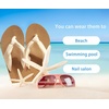 image:imageKuaiLu Flip Flops for Women with Arch Support Summer Beach Thong Sandals  Comfortable Yoga Mat Walking Shoes Cushion Slip On Casual Outfits Indoor OutdoorBeige Khaki