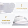 image:imageKuaiLu Flip Flops for Women with Arch Support Summer Beach Thong Sandals  Comfortable Yoga Mat Walking Shoes Cushion Slip On Casual Outfits Indoor OutdoorWhite
