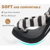 image:imageKuaiLu Flip Flops for Women with Arch Support Summer Beach Thong Sandals  Comfortable Yoga Mat Walking Shoes Cushion Slip On Casual Outfits Indoor OutdoorBlack White