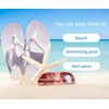 image:imageKuaiLu Flip Flops for Women with Arch Support Summer Beach Thong Sandals  Comfortable Yoga Mat Walking Shoes Cushion Slip On Casual Outfits Indoor OutdoorWhite