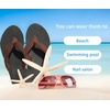 image:imageKuaiLu Flip Flops for Women with Arch Support Summer Beach Thong Sandals  Comfortable Yoga Mat Walking Shoes Cushion Slip On Casual Outfits Indoor OutdoorDark Brown