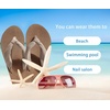 image:imageKuaiLu Flip Flops for Women with Arch Support Summer Beach Thong Sandals  Comfortable Yoga Mat Walking Shoes Cushion Slip On Casual Outfits Indoor OutdoorCamel Apricot
