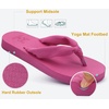 image:imageKuaiLu Flip Flops for Women with Arch Support Summer Beach Thong Sandals  Comfortable Yoga Mat Walking Shoes Cushion Slip On Casual Outfits Indoor OutdoorRose