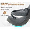 image:imageKuaiLu Flip Flops for Women with Arch Support Summer Beach Thong Sandals  Comfortable Yoga Mat Walking Shoes Cushion Slip On Casual Outfits Indoor OutdoorGrey