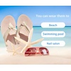 image:imageKuaiLu Flip Flops for Women with Arch Support Summer Beach Thong Sandals  Comfortable Yoga Mat Walking Shoes Cushion Slip On Casual Outfits Indoor OutdoorBeige