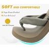 image:imageKuaiLu Flip Flops for Women with Arch Support Summer Beach Thong Sandals  Comfortable Yoga Mat Walking Shoes Cushion Slip On Casual Outfits Indoor OutdoorCamel