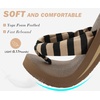 image:imageKuaiLu Flip Flops for Women with Arch Support Summer Beach Thong Sandals  Comfortable Yoga Mat Walking Shoes Cushion Slip On Casual Outfits Indoor OutdoorBrown Black