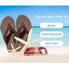 image:imageKuaiLu Flip Flops for Women with Arch Support Summer Beach Thong Sandals  Comfortable Yoga Mat Walking Shoes Cushion Slip On Casual Outfits Indoor OutdoorBrown