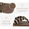 image:imageKuaiLu Flip Flops for Women with Arch Support Summer Beach Thong Sandals  Comfortable Yoga Mat Walking Shoes Cushion Slip On Casual Outfits Indoor OutdoorBrown Black