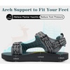 image:imageKuaiLu Mens Walking Sandals with Arch Support  Adjustable amp Lightweight  Chunky Yoga Mat Cushioned Athletic Sandles Man Outdoor Shoes For Trail Beach Light Hiking amp TravelGrey