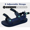 image:imageKuaiLu Mens Walking Sandals with Arch Support  Adjustable amp Lightweight  Chunky Yoga Mat Cushioned Athletic Sandles Man Outdoor Shoes For Trail Beach Light Hiking amp TravelDark Blue
