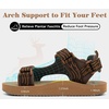 image:imageKuaiLu Mens Walking Sandals with Arch Support  Adjustable amp Lightweight  Chunky Yoga Mat Cushioned Athletic Sandles Man Outdoor Shoes For Trail Beach Light Hiking amp TravelKhaki Brown