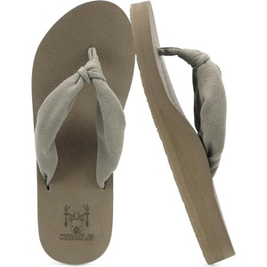 image:imageKuaiLu Flip Flops for Women with Arch Support Summer Beach Thong Sandals  Comfortable Yoga Mat Walking Shoes Cushion Slip On Casual Outfits Indoor OutdoorCamel