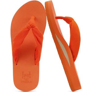 image:imageKuaiLu Flip Flops for Women with Arch Support Summer Beach Thong Sandals  Comfortable Yoga Mat Walking Shoes Cushion Slip On Casual Outfits Indoor OutdoorOrange