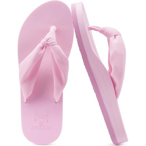 image:imageKuaiLu Flip Flops for Women with Arch Support Summer Beach Thong Sandals  Comfortable Yoga Mat Walking Shoes Cushion Slip On Casual Outfits Indoor OutdoorPink