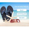 image:imageKuaiLu Flip Flops for Women with Arch Support Summer Beach Thong Sandals  Comfortable Walking Shoes Lightweight Soft Yoga Mat Cushion Silk Outfits Slip On Indoor OutdoorBlue
