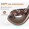 image:imageKuaiLu Flip Flops for Women with Arch Support Summer Beach Thong Sandals  Comfortable Walking Shoes Lightweight Soft Yoga Mat Cushion Silk Outfits Slip On Indoor OutdoorBrown