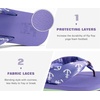 image:imageKuaiLu Flip Flops for Women with Arch Support Summer Beach Thong Sandals  Comfortable Walking Shoes Lightweight Soft Yoga Mat Cushion Silk Outfits Slip On Indoor OutdoorPurple