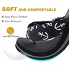 image:imageKuaiLu Flip Flops for Women with Arch Support Summer Beach Thong Sandals  Comfortable Walking Shoes Lightweight Soft Yoga Mat Cushion Silk Outfits Slip On Indoor OutdoorBlack