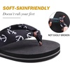 image:imageKuaiLu Flip Flops for Women with Arch Support Summer Beach Thong Sandals  Comfortable Walking Shoes Lightweight Soft Yoga Mat Cushion Silk Outfits Slip On Indoor OutdoorBlack
