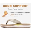 image:imageKuaiLu Flip Flops for Women with Arch Support Summer Beach Thong Sandals  Comfortable Walking Shoes Lightweight Soft Yoga Mat Cushion Silk Outfits Slip On Indoor OutdoorBeige