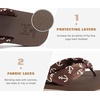 image:imageKuaiLu Flip Flops for Women with Arch Support Summer Beach Thong Sandals  Comfortable Walking Shoes Lightweight Soft Yoga Mat Cushion Silk Outfits Slip On Indoor OutdoorBrown