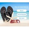 image:imageKuaiLu Flip Flops for Women with Arch Support Summer Beach Thong Sandals  Comfortable Walking Shoes Lightweight Soft Yoga Mat Cushion Silk Outfits Slip On Indoor OutdoorBlack
