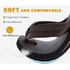 image:imageKuaiLu Mens Faux Leather Flip Flops with Comfortable Arch Support  Summer Beach Yoga Mat Cushion Walking Thong Sandals Slip On Indoor OutdoorDark Brown
