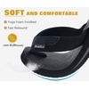 image:imageKuaiLu Mens Faux Leather Flip Flops with Comfortable Arch Support  Summer Beach Yoga Mat Cushion Walking Thong Sandals Slip On Indoor OutdoorFerrous
