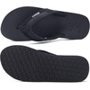 image:imageKuaiLu Mens Faux Leather Flip Flops with Comfortable Arch Support  Summer Beach Yoga Mat Cushion Walking Thong Sandals Slip On Indoor OutdoorFerrous