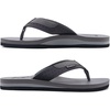 image:imageKuaiLu Mens Faux Leather Flip Flops with Comfortable Arch Support  Summer Beach Yoga Mat Cushion Walking Thong Sandals Slip On Indoor OutdoorGrey