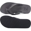 image:imageKuaiLu Mens Faux Leather Flip Flops with Comfortable Arch Support  Summer Beach Yoga Mat Cushion Walking Thong Sandals Slip On Indoor OutdoorGrey