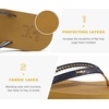 image:imageKuaiLu Flip Flops for Women with Arch Support Summer Beach Thong Sandals  Comfortable Yoga Mat Cushion Walking Shoes Slip on Casual Outfits Faux Leather Indoor OutdoorBlack Khaki