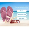 image:imageKuaiLu Flip Flops for Women with Arch Support Summer Beach Thong Sandals  Comfortable Yoga Mat Cushion Walking Shoes Slip on Casual Outfits Faux Leather Indoor OutdoorDark Pink