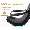 image:imageKuaiLu Flip Flops for Women with Arch Support Summer Beach Thong Sandals  Comfortable Yoga Mat Cushion Walking Shoes Slip on Casual Outfits Faux Leather Indoor OutdoorBlack