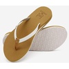image:imageKuaiLu Flip Flops for Women with Arch Support Summer Beach Thong Sandals  Comfortable Yoga Mat Cushion Walking Shoes Slip on Casual Outfits Faux Leather Indoor OutdoorWhite Khaki