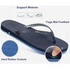 image:imageKuaiLu Flip Flops for Women with Arch Support Summer Beach Thong Sandals  Comfortable Yoga Mat Cushion Walking Shoes Slip on Casual Outfits Faux Leather Indoor OutdoorDark Blue