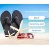 image:imageKuaiLu Flip Flops for Women with Arch Support Summer Beach Thong Sandals  Comfortable Yoga Mat Cushion Walking Shoes Slip on Casual Outfits Faux Leather Indoor OutdoorBlack