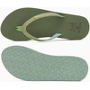 image:imageKuaiLu Flip Flops for Women with Arch Support Summer Beach Thong Sandals  Comfortable Yoga Mat Cushion Walking Shoes Slip on Casual Outfits Faux Leather Indoor OutdoorGreen