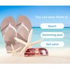 image:imageKuaiLu Flip Flops for Women with Arch Support Summer Beach Thong Sandals  Comfortable Yoga Mat Cushion Walking Shoes Slip on Casual Outfits Faux Leather Indoor OutdoorBeige
