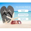 image:imageKuaiLu Flip Flops for Women with Arch Support Summer Beach Thong Sandals  Comfortable Yoga Mat Cushion Walking Shoes Slip on Casual Outfits Faux Leather Indoor OutdoorGrey