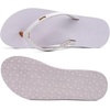 image:imageKuaiLu Flip Flops for Women with Arch Support Summer Beach Thong Sandals  Comfortable Yoga Mat Cushion Walking Shoes Slip on Casual Outfits Faux Leather Indoor OutdoorWhite