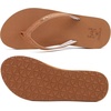 image:imageKuaiLu Flip Flops for Women with Arch Support Summer Beach Thong Sandals  Comfortable Yoga Mat Cushion Walking Shoes Slip on Casual Outfits Faux Leather Indoor OutdoorTan