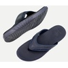 image:imageKuaiLu Mens Sport Flip Flops Orthotic Thong Sandals With Arch Support  Comfortable Toe Post Beach Pool Slides For Plantar Fasciitis Outdoor SummerDark Blue