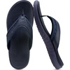 image:imageKuaiLu Mens Sport Flip Flops Orthotic Thong Sandals With Arch Support  Comfortable Toe Post Beach Pool Slides For Plantar Fasciitis Outdoor SummerDark Blue