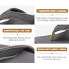 image:imageKuaiLu Mens Sport Flip Flops Orthotic Thong Sandals With Arch Support  Comfortable Toe Post Beach Pool Slides For Plantar Fasciitis Outdoor SummerFashion Grey