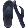 image:imageKuaiLu Mens Sport Flip Flops Orthotic Thong Sandals With Arch Support  Comfortable Toe Post Beach Pool Slides For Plantar Fasciitis Outdoor SummerFashion Blue